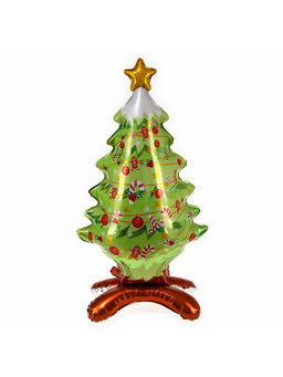 Воздушный шар фольгированный 47" «Новогодняя елочка», под воздух