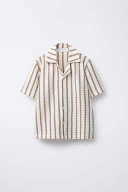 STRIPED TEXTURED SHIRT