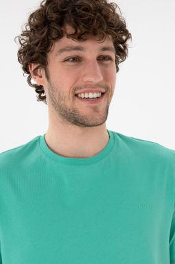Erkek Regular Fit Bisiklet Yaka Mint Basic Ti__rt Sepette S_rpriz _ndirim - U.s. polo assn фото 3