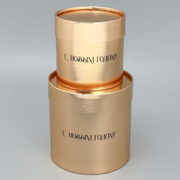 Набор золотых шляпных коробок 2 в 1 С Новым годом, 12 х 12, 15 х 15 см - Дарите счастье фото 4