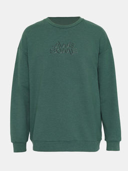 CRB wear/CWMM 60321-18 Джемпер мужской,зеленый меланж/Ex.Cherubino  фото 4