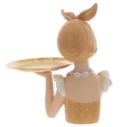 Фигурка декоративная "Девушка", L24 W17 H27 см