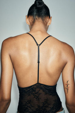 LACE BODYSUIT - Zara фото 7