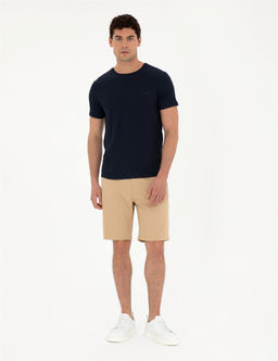 Camel Slim Fit Dokuma _ort