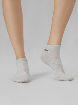 Носки Mark Formelle женские спортивные хлопок с эластаном серые набор 5 пар  фото 3