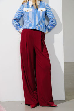 Брюки Lokka 1616 бордо  фото 3