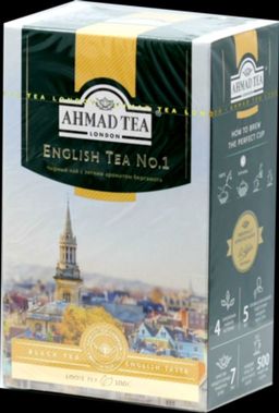 AHMAD TEA. Classic Taste. English tea №1 100 гр. карт.пачка РОССИЯ