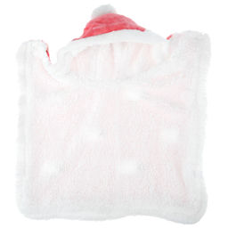 Пэт тойс (Pet toys) Одежда для собаки Накидка на меху Овечка с капюшоном, с помпоном, на кнопках, р-р L, длина спинки 40см/обхват шеи 40-44см, цвет-розовый, флис/искусственный мех (100% полиэстер) (Китай) - Домашняя мода фото 6