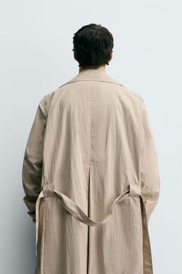 OVERSIZE FIT TRENCH COAT - Zara фото 3