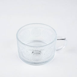 Кружка с крышкой стеклянная Любовь, 450 мл