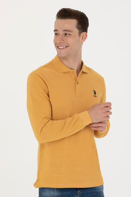 U. S. Polo Assn / Мужской горчичный базовый свитшот - U.s. polo assn фото 15