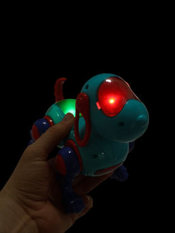 Робот-собака IQ DOG, световые и звуковые эффекты, русские песенки, работает от батареек, цвет голубой - IQ BOT фото 7