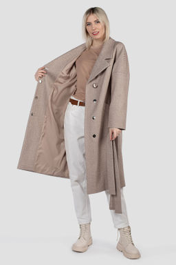 Пальто женское демисезонное (пояс) - El podio фото 2