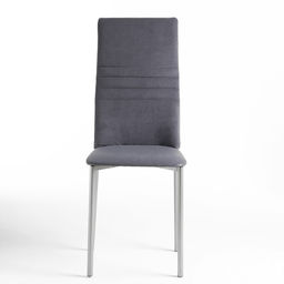 Стул для кухни «Клик Мебель. Венский 1», обивка велюр, цвет графит