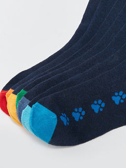 Desenli Erkek ?ocuk Soket ?orap 7li