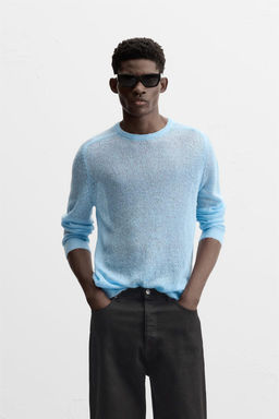 LIGHTWEIGHT TEXTURED SWEATER - Zara фото 11