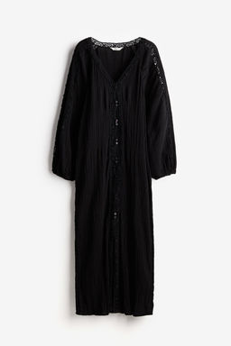 Vestido con inserciones de encaje - H&m фото 6