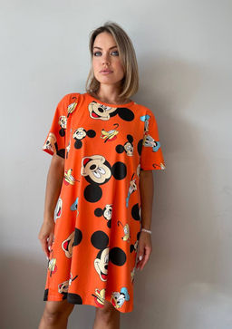 K11384 Домашняя сорочка ОРАНЖЕВЫЙ