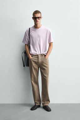 CAMISETA RELAXED FIT INTERLOCK /04 / Rosa / Lila