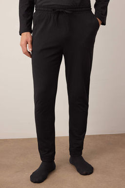 TRENDYOL MAN Siyah-Antrasit Regular Fit Bask?l? Reglan Kol Orme Pijama Tak?m? TMNAW23PT00032 - Trendyolmilla фото 18