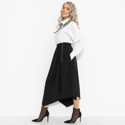 Юбка‑тюльпан асимметричная, Мода в ударе