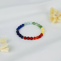 Браслет 7 чакр из Самоцветов 16 см