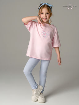 Костюм Мун розовый-голубой СЦ - Sovalina фото 2