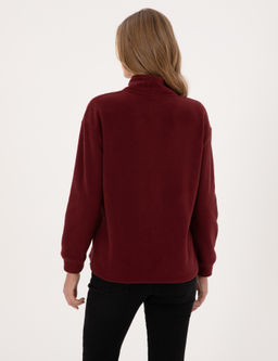 Vi_ne Comfort Fit Fermuarl_ Polar Sweatshirt