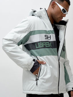 Горнолыжный костюм мужской зимний белого цвета 370Bl - Leifensh фото 14