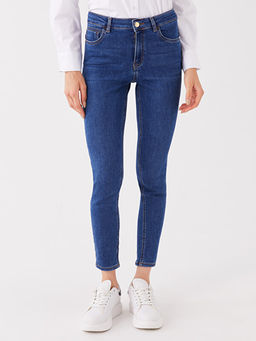 Y?ksek Bel Push Up Kad?n Jean Pantolon