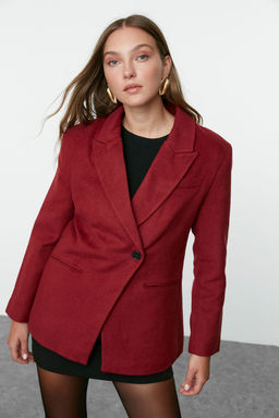 Bordo Blazer Ceket TWOAW25BC00011