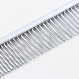 Расчёска металлическая малая, редкие и частые зубья, 19 х 3 см - Пижон фото 3