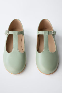 T-BAR LEATHER BALLET FLATS - LIMITED EDITION - Zara фото 4