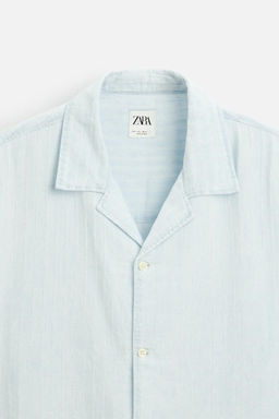 FADED TEXTURED SHIRT - Zara фото 9