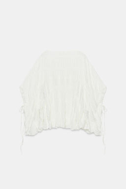 TOP CAPA TEXTURA / Blanco - Zara фото 8