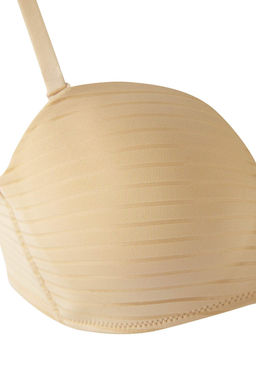 TRENDYOLMILLA Beyaz Micro Cizgili Butun Kap Straplez Orme Sutyen THMSS25SU00037  фото 14