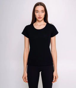 Футболка #ОКТ075003, чёрный