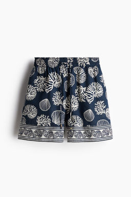 Pantal?n corto estampado con cord?n de ajuste - H&m фото 2