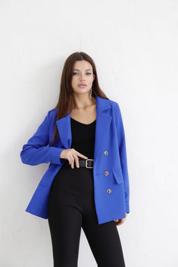 10601 Жакет двубортный кобальт - Martichelli фото 18