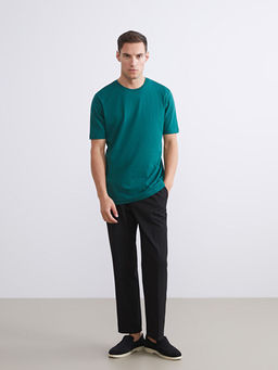 Bisiklet Yaka Penye Erkek Ti??rt