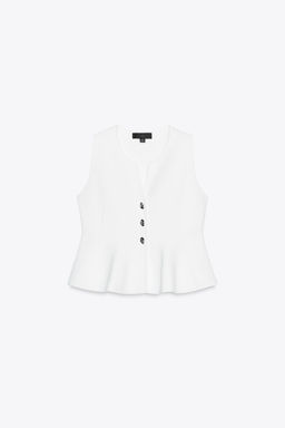 PEPLUM KNIT TOP - Zara фото 21