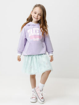 КР 302676/пастельно-лиловый джемпер (худи) для дев