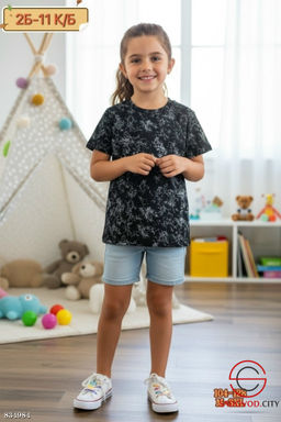 Футболка для девочки из хлопка