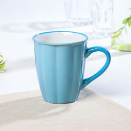 Кружка керамическая Доляна Маршмэллоу, 360 мл, цвет голубой