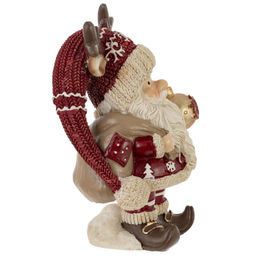 Фигурка декоративная "Дед Мороз", L10 W6,5 H12,5 см, 2в.
