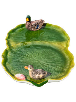 Блюдо сервировочное 35*20*6,5 см "Уточка", овальное, керамика