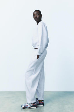 CARROT FIT PLUSH TROUSERS - Zara фото 6