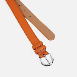Ремень женский, ширина 2,5 см, винт, пряжка металл, цвет оранжевый - Simaland фото 2
