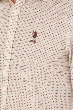 U. S. Polo Assn Мужская рубашка с длинным рукавом Stone - U.s. polo assn фото 7
