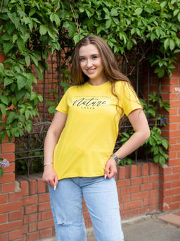 Футболка женская 533 Желтый* 420 Be Friends